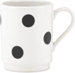 Deco Dot Mug, 1 Count, White